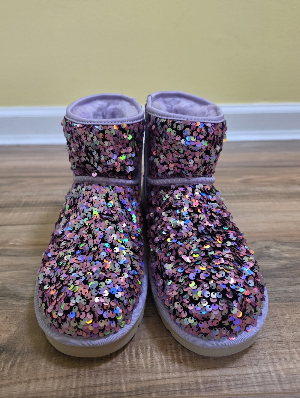 UGG Classic Mini Stellar Sequin Boots - Picture 3 of 17